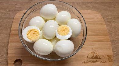 Hard-boiled eggs