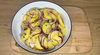 Viennese potato salad